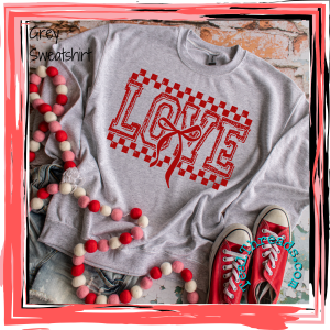 LOVE Checkered (red)
