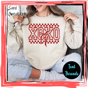 XOXO Checkered (red)