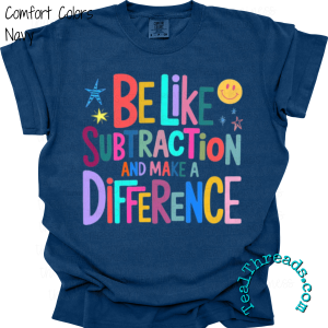 Be Like Subtraction and Make a Difference