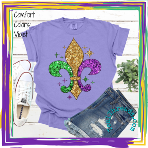 Sequin Fleur de Lis