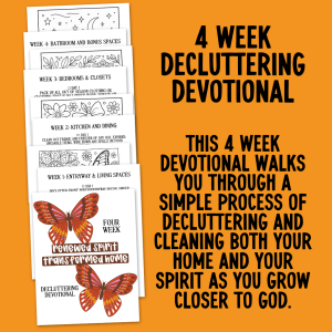 4 Week Decluttering Devotional | Digital Download