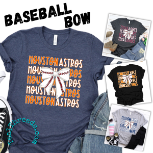 Baseball Coquette Bow