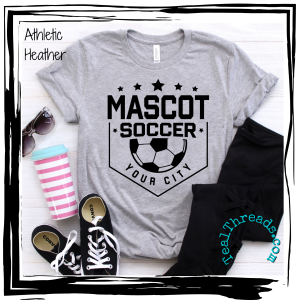 Custom Soccer Mascot + City