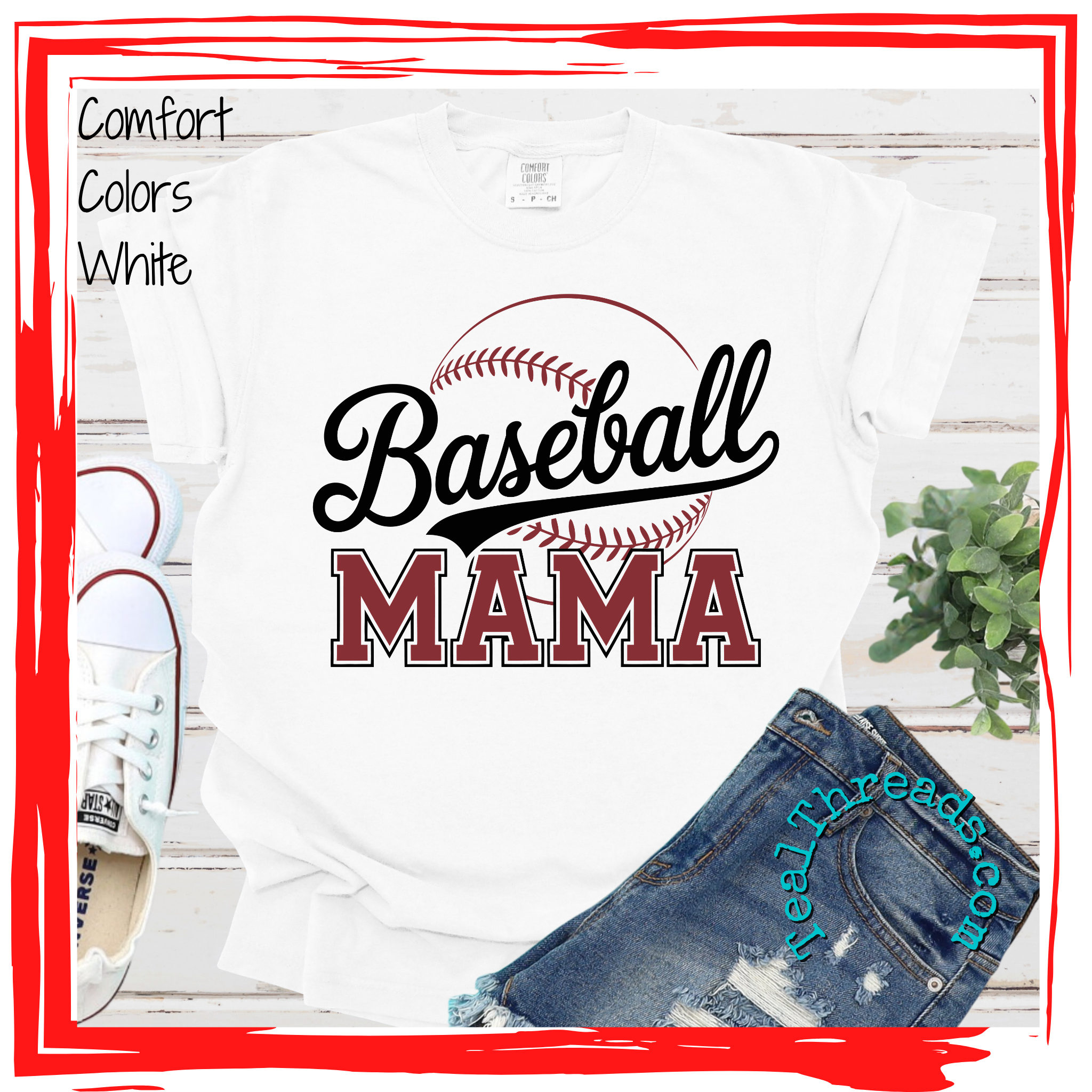 Baseball Mama Classic Script