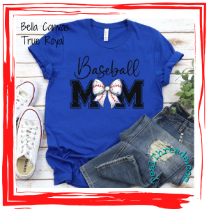 Baseball Mom Bow