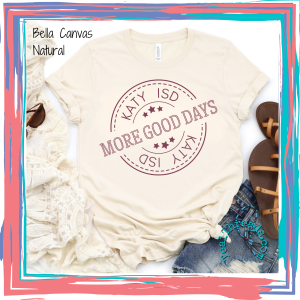 KISD More Good Days Circle - maroon