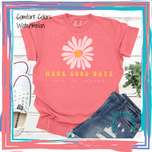 Dyslexia: More Good Days Flower - light pink/yellow
