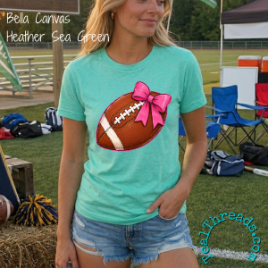 Football with Pink Bow