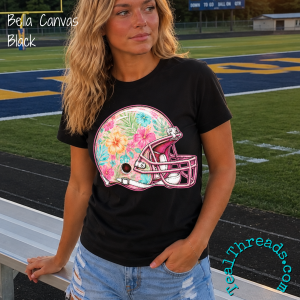 Floral Football Helmet