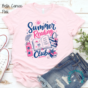Summer Reading Club pink/navy
